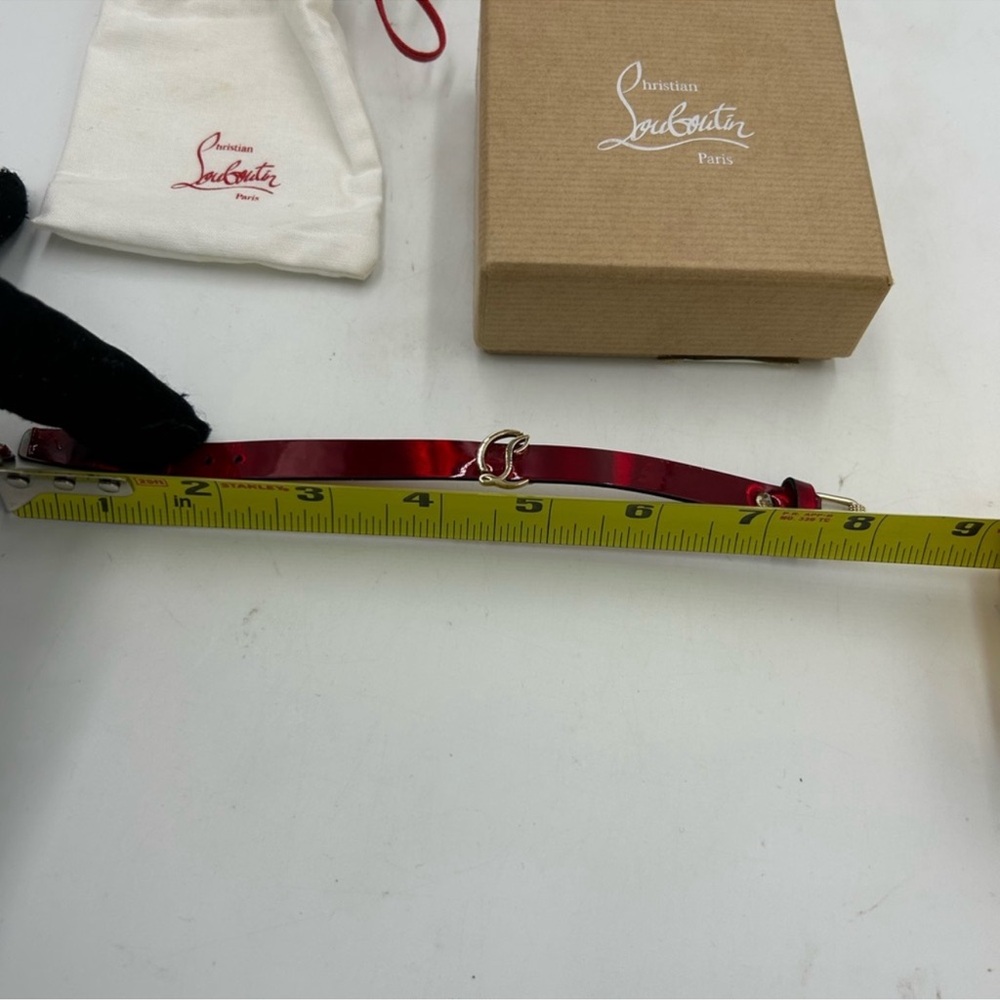 Women’s Christian Louboutin CL logo bracelet made in Italy NWT - Picture 9 of 11